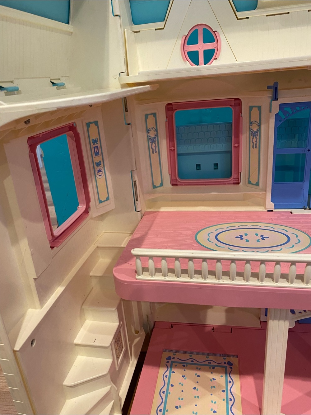 Fisher Price Loving Family Dream Doll Folding House #6364 Vintage 1993 90s - Picture 11 of 13